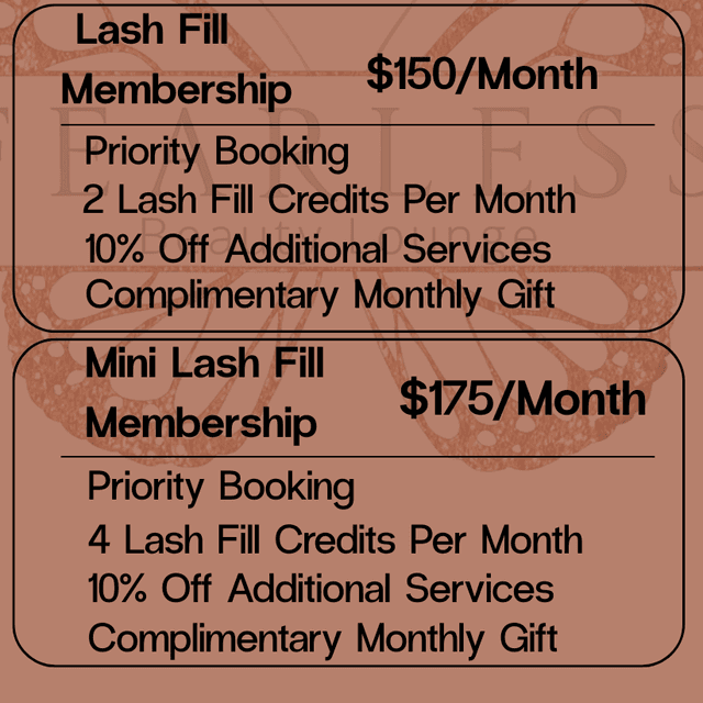 Classic Mini LASH FILL MEMBERSHIP