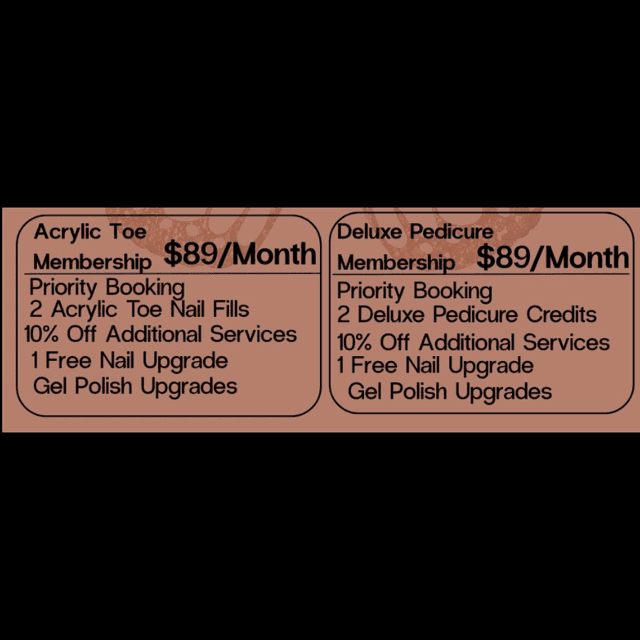 Acrylic Toe Membership