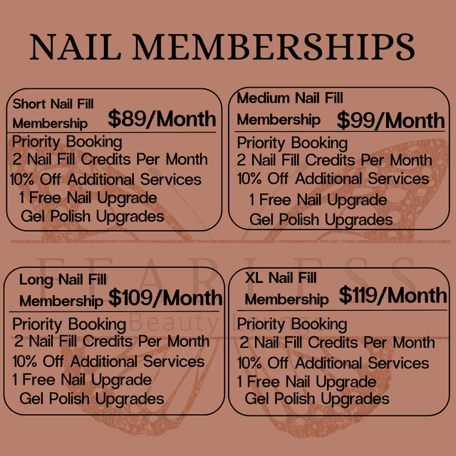 Short Nail Fill Membership